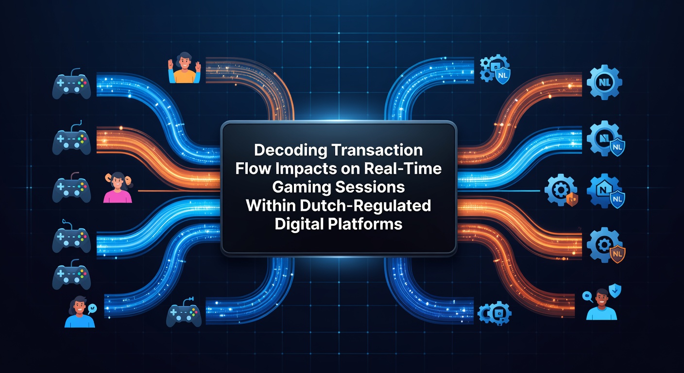 Diagram van realtime transactieverwerking in digitale gokplatforms