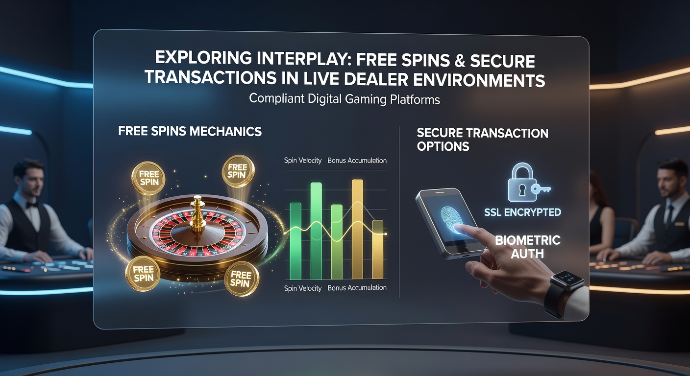 Illustratie van live dealer tafels met free spins integratie en beveiligde betalingsstromen in digitale casino omgevingen