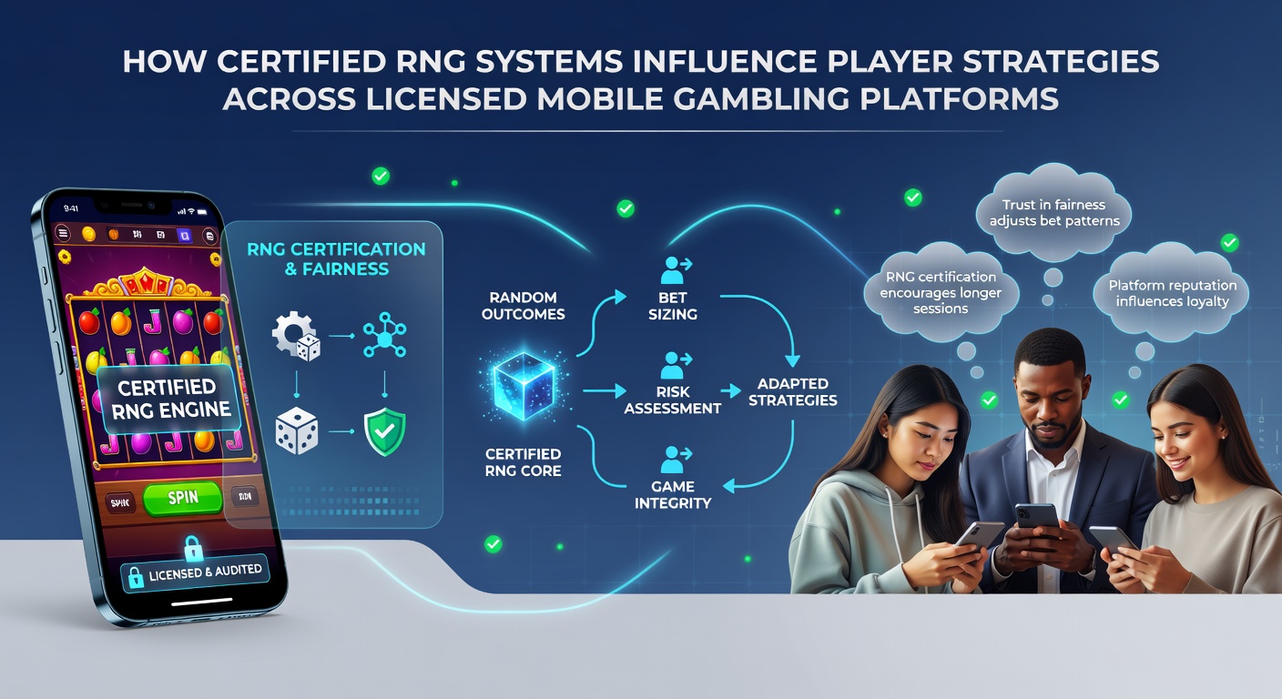 Mobiele speler die strategieën ontwikkelt op basis van gecertificeerde RNG-informatie bij een gelicentieerd Nederlands casino