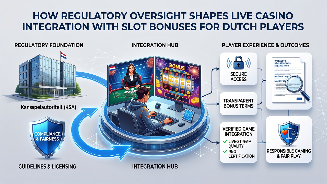 Voorbeeld van geïntegreerde bonusweergave op een Nederlands live casino platform