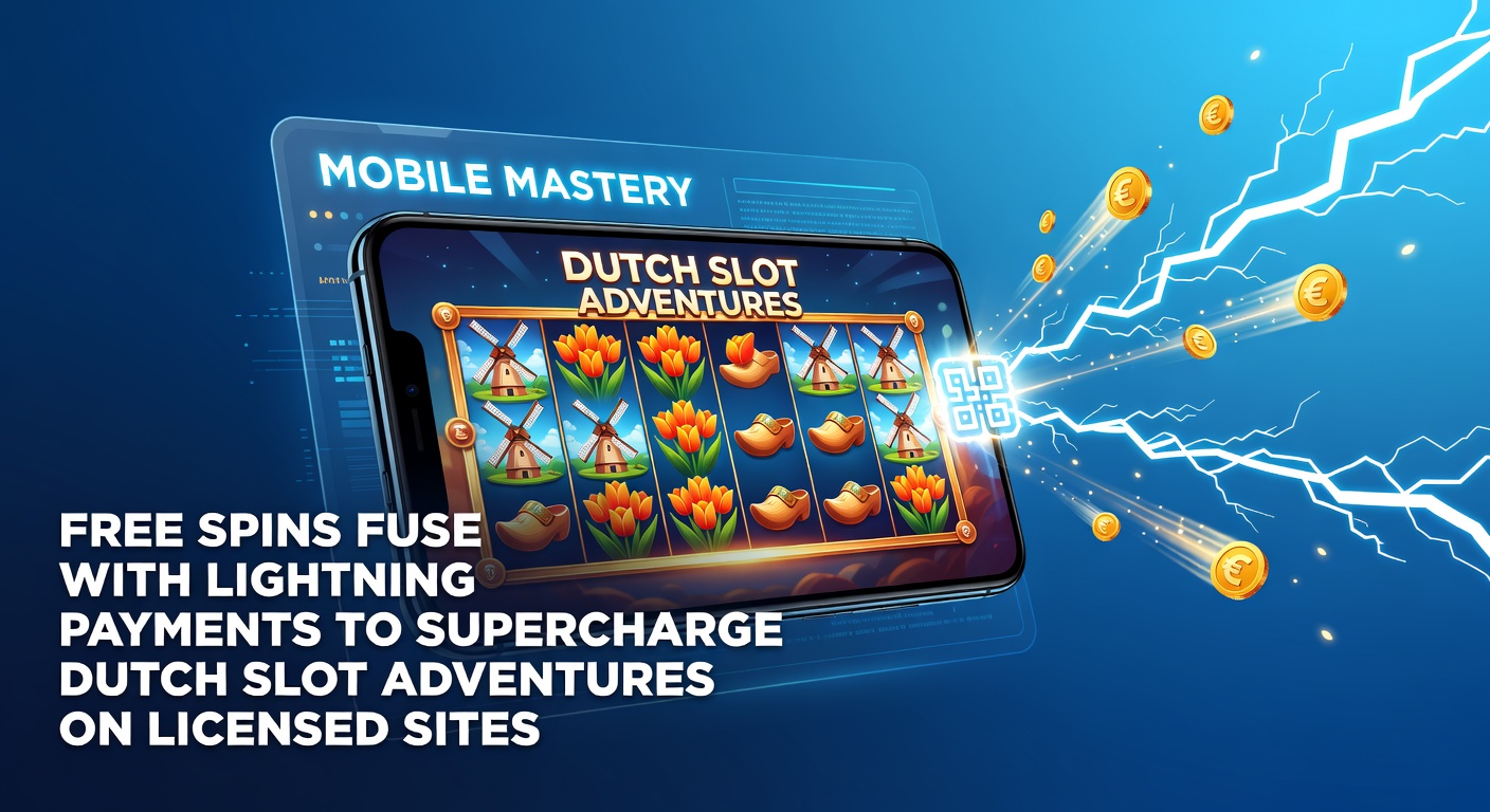 Mobiele speler geniet van slots met free spins en snelle uitbetaling op licentieplatform