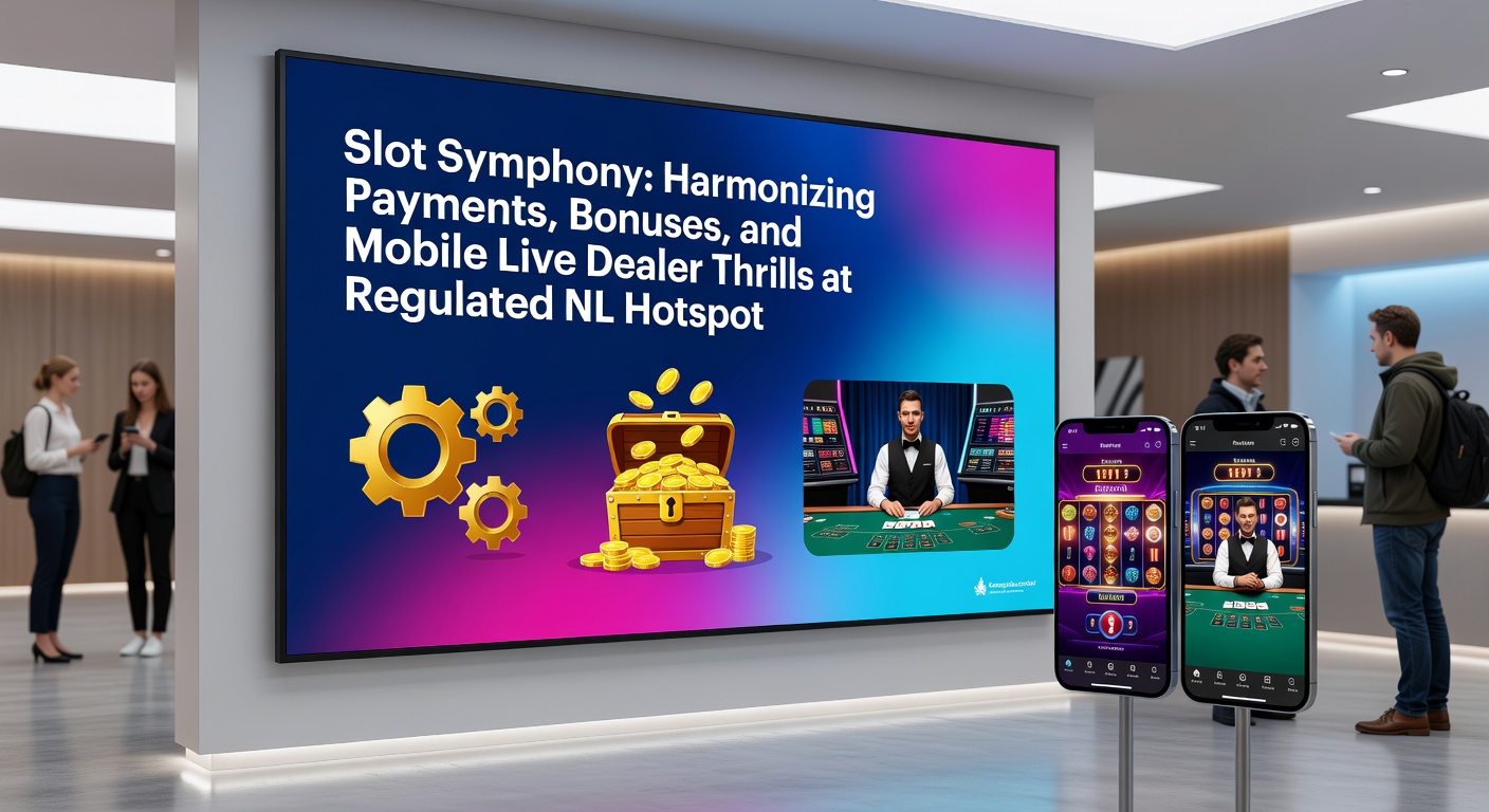 Grafiek met bonusstructuren, uitbetalingscurves en mobiele live dealer stats bij Nederlandse casinos, illustrerend de harmonie tussen features