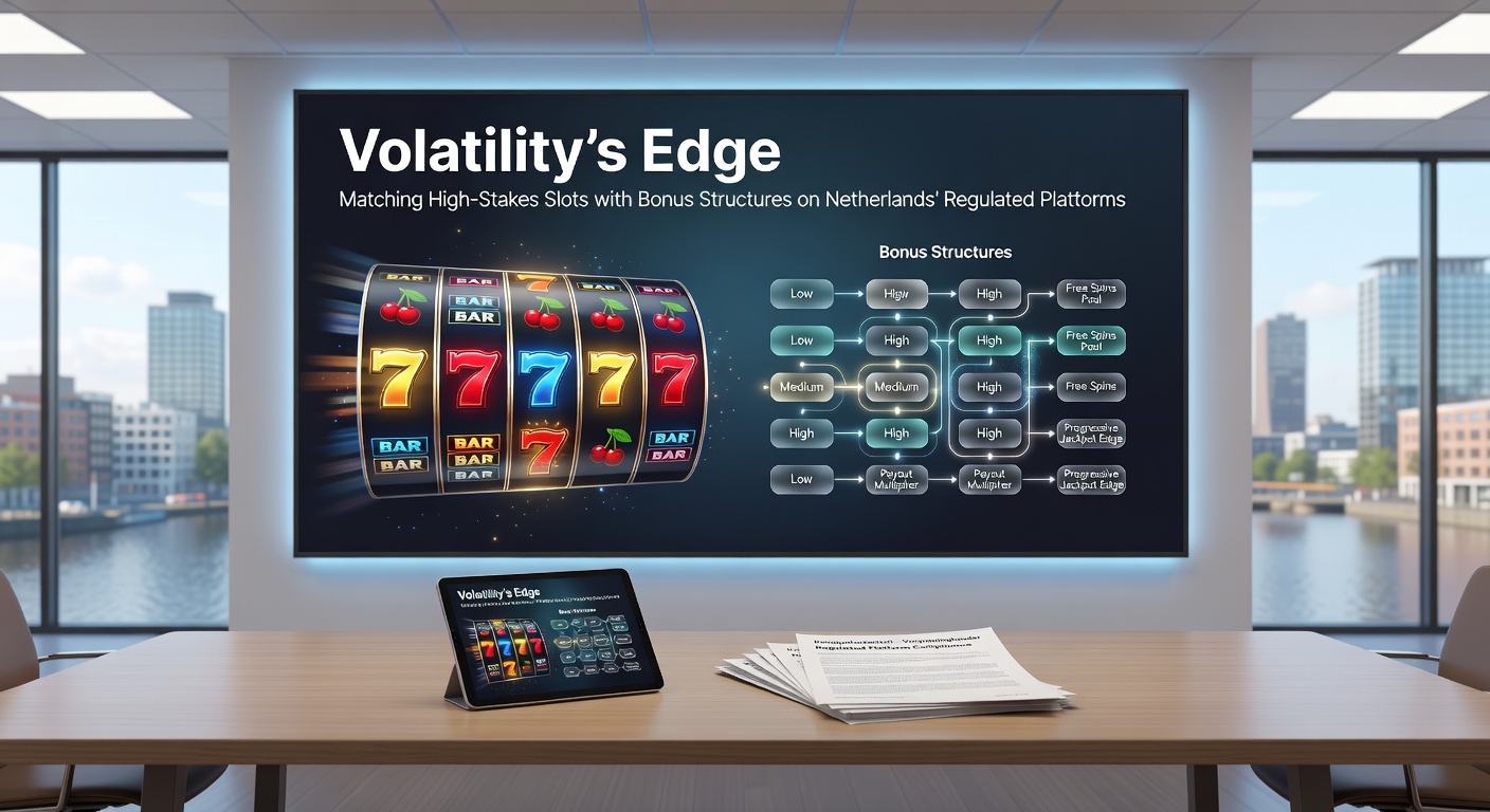 Grafiek die volatiliteit in slots illustreert met pieken van hoge winsten en lange droge periodes op Nederlandse casino platforms
