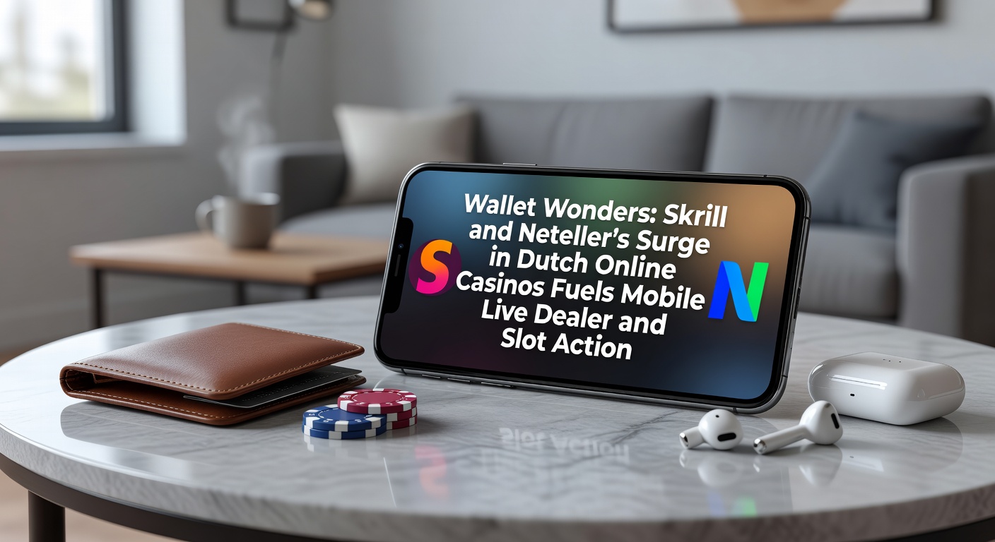 Grafiek met groei van Skrill en Neteller transacties in Nederlandse online casinos, met opwaartse trendlijnen voor mobiele betalingen